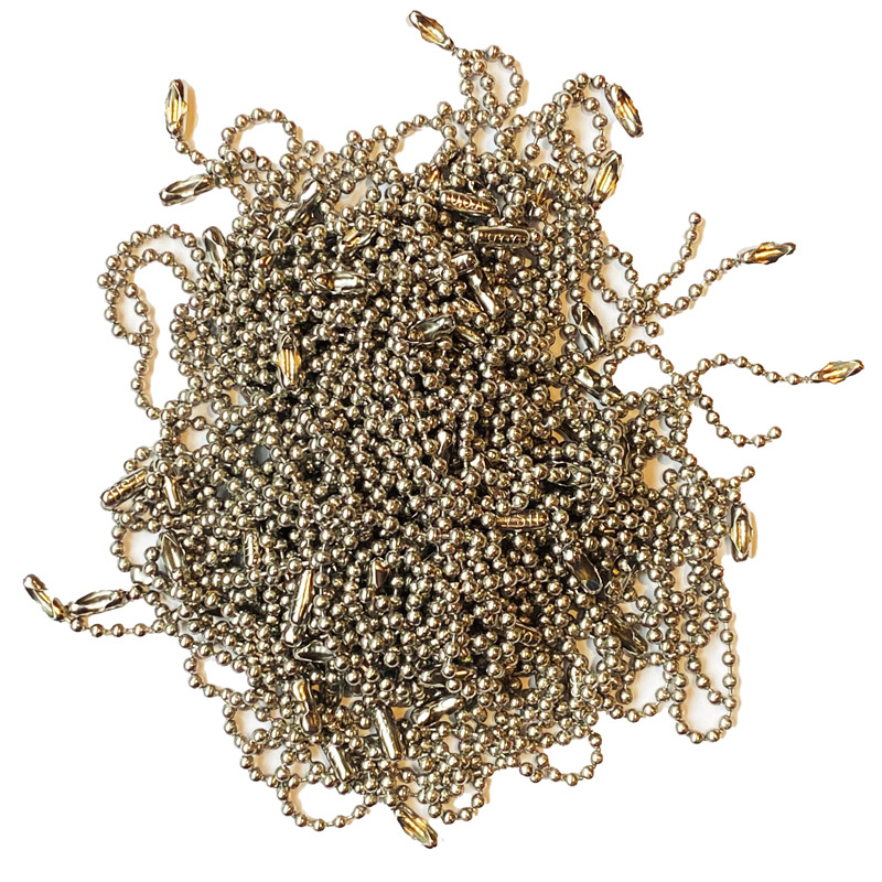 #6 Brass Beaded Chain