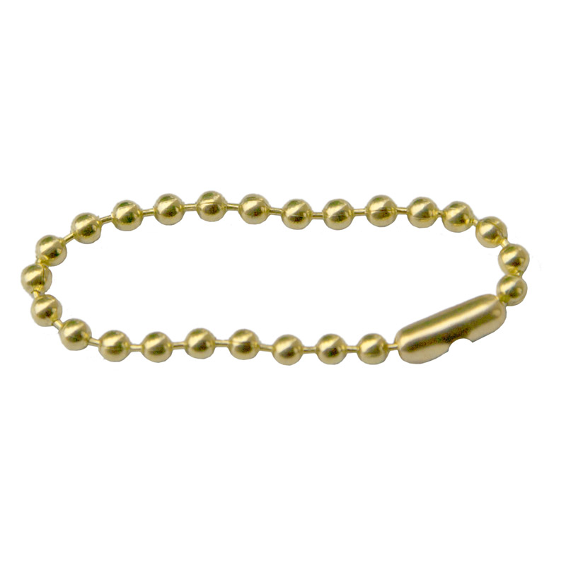#6 Brass Beaded Chain