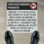 Texas 30.06 No Concealed Carry Floor Sign