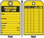 Pressure Test Log Tag