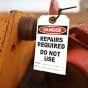 Danger Repairs Required Tag