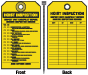 Hoist Inspection Tag