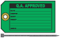 Q.A. Approved Tag