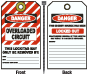 Danger Overload Circuit Tag