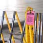 Osha Danger Limited Entry Barricade Tag