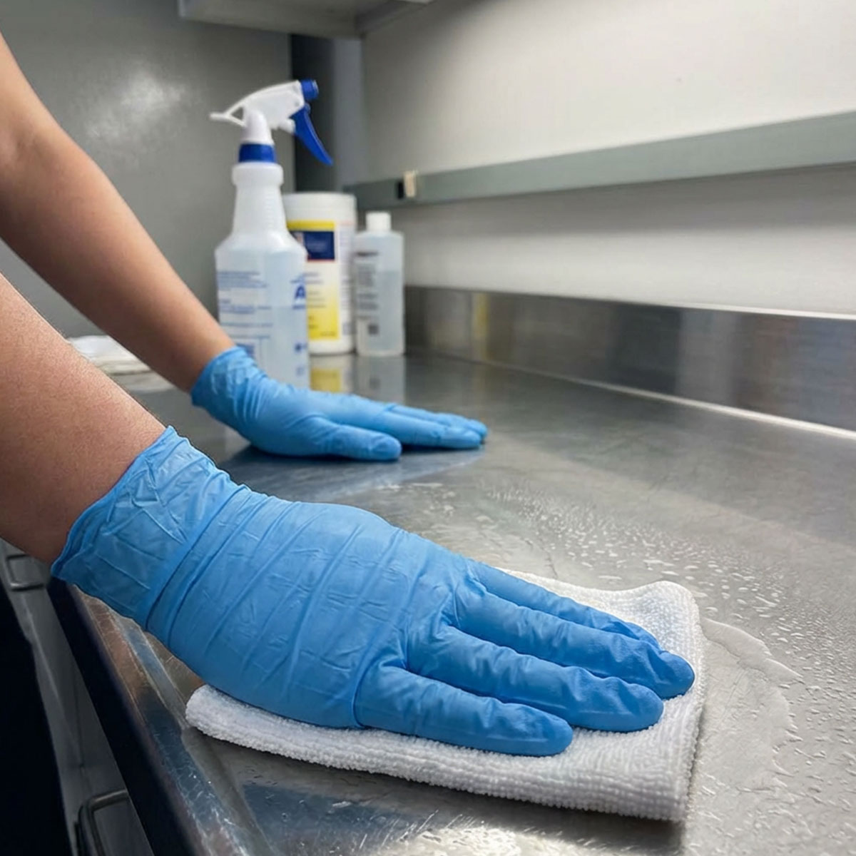 8 Mil Blue Nitrile Gloves