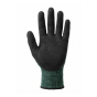 A4 Cut Level 13 Gauge Black Forrest Green Anti-Cut Gloves