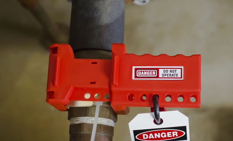 Ball Valve Lockout - Small - For Ball Valve Dia 3/8" to 1-1/4"