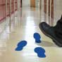 Blue Footprints – 4¼ × 11⅞″
