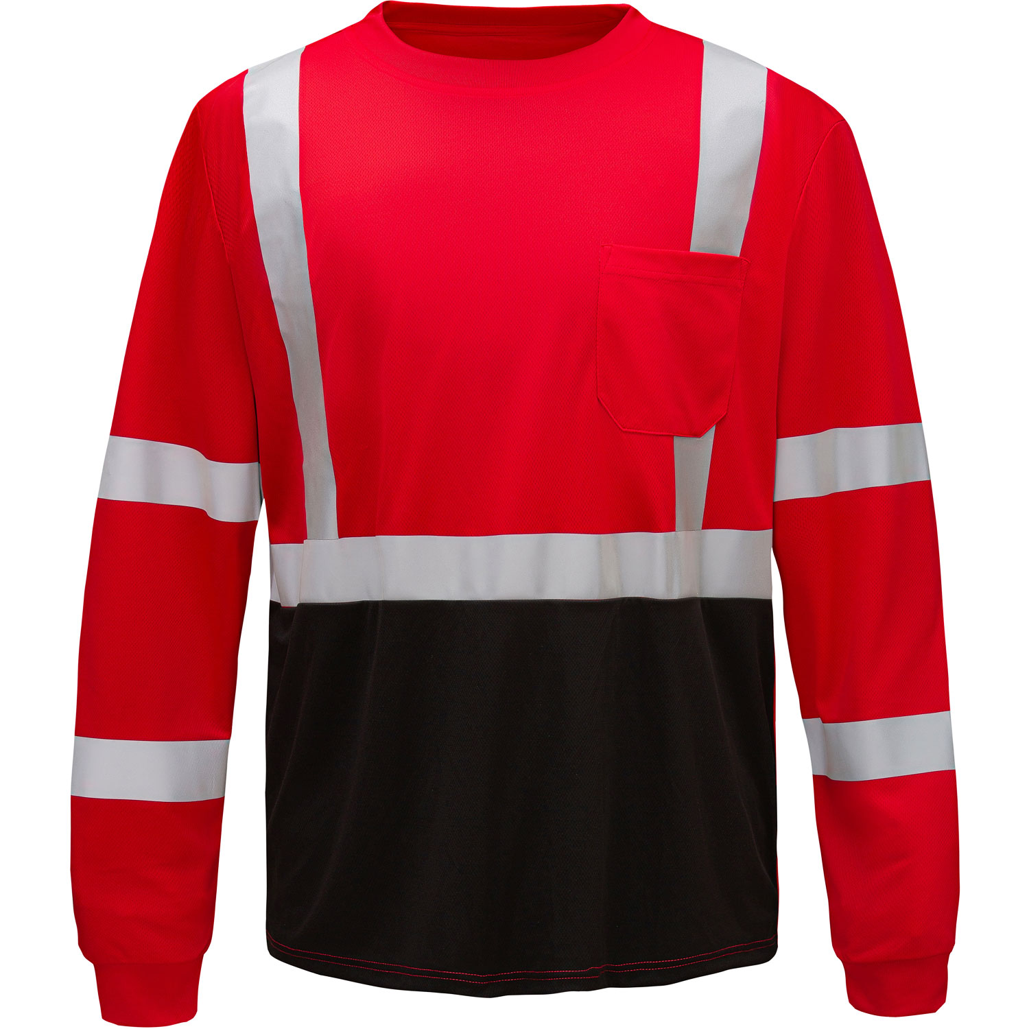 Non-ANSI Long Sleeve Reflective Safety T-Shirt