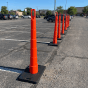 42" No Bands Channelizer Cone with 30lb Base