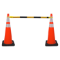 4ft - 7ft Retractable Traffic Cone Bar