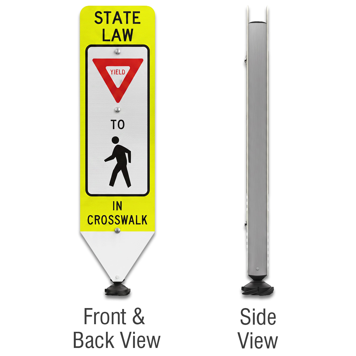 Replacement Yield To Pedestrians Panel