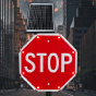 LED Solar Stop Sign - Standard Visibility Model