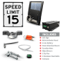 15 MPH LED Solar Speed Limit Sign