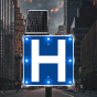 LED Solar Hospital Sign