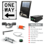 LED Solar One Way (Left Arrow) Sign