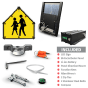 LED Solar Pedestrians Crossing School Sign