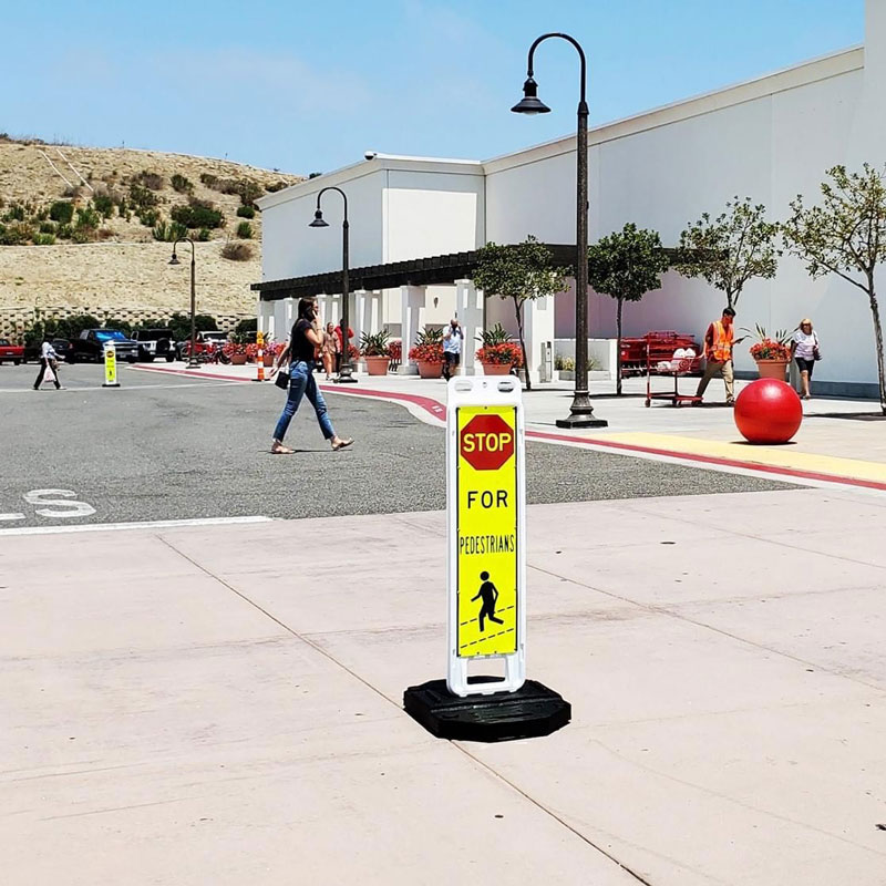 Replacement Stop For Pedestrians In-Street Crossing Panel