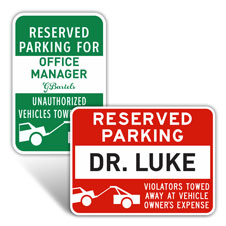 Custom Parking Signs