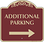 Burgundy Background – Additional Parking (Right Arrow)