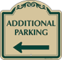Green Border & Text – Additional Parking (Left Arrow)
