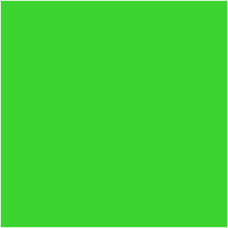Lime Green Delineator Post with Base