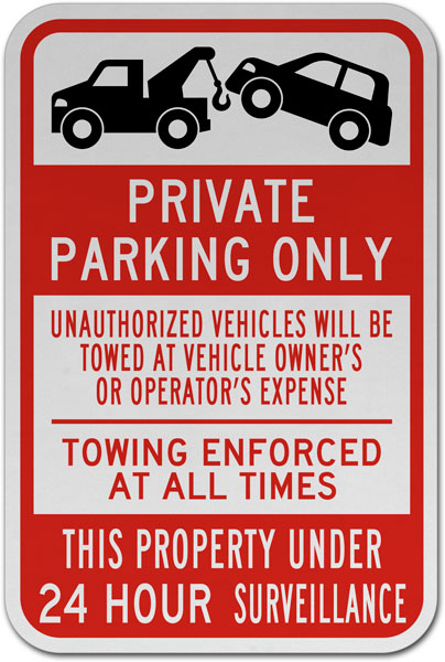 Visitors Only Parking Sign – Private Parking Notice Sign, P220, Made In Germany