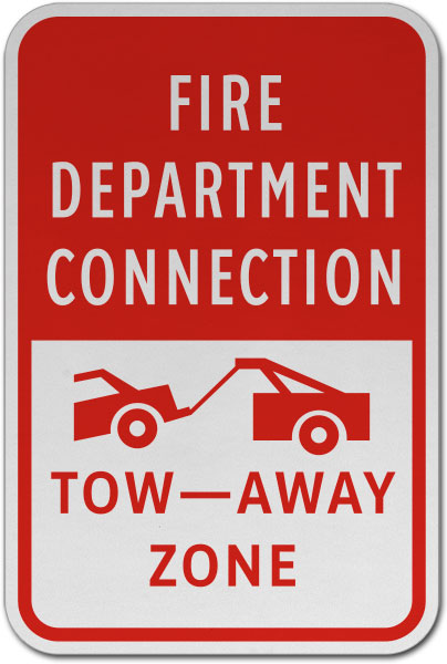 FDC Tow-Away Zone Sign