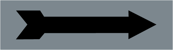 Gray /Black Arrow Label