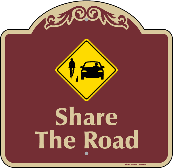 Share The Road Sign