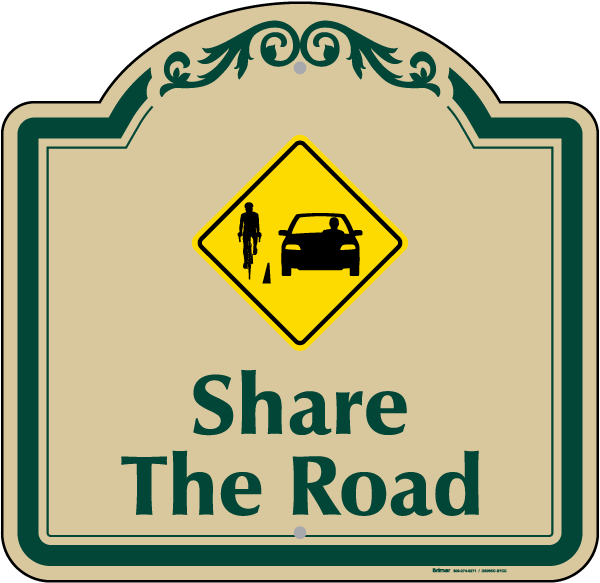 Share The Road Sign