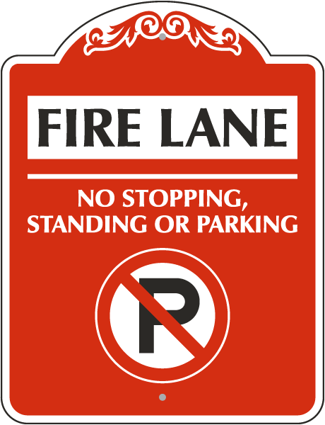 Fire Lane Sign
