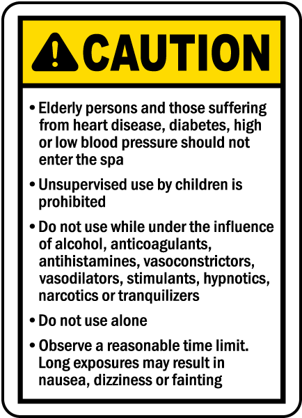 Wichita County Kansas Spa Rules Sign
