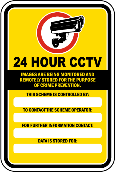 Images Are Being Monitored And Remotely Stored Sign