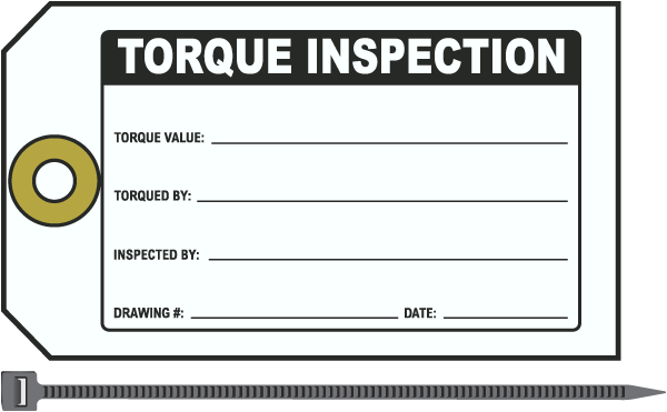 Torque Inspection Tag