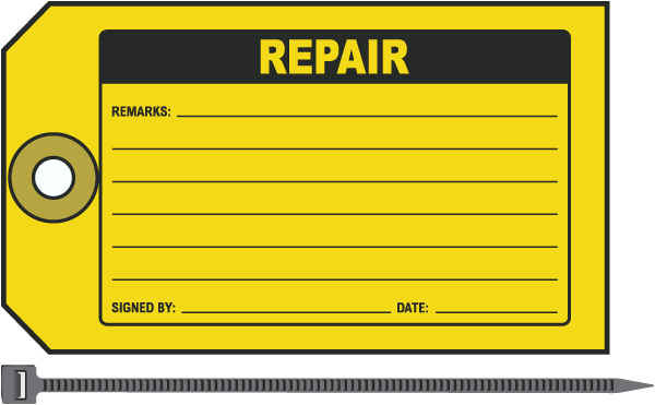 Repair Tag