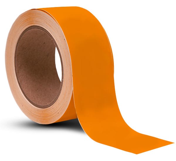 Orange Vinyl Floor Marking Tape