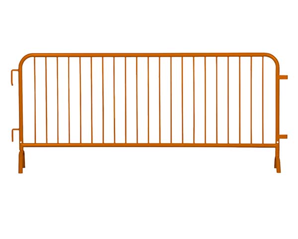 8.5 ft Orange Interlocking Steel Barricade