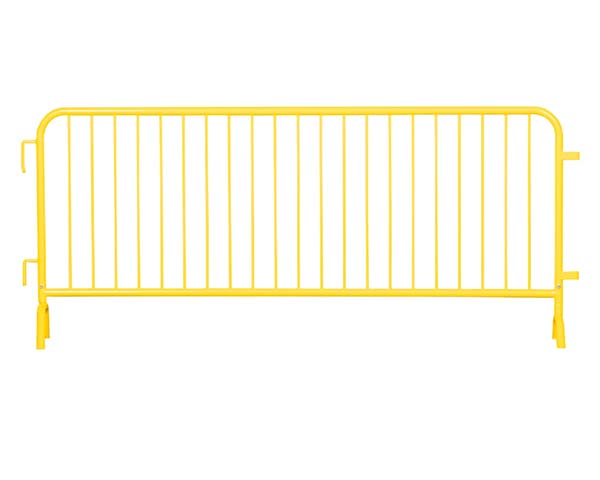 8.5 ft Yellow Interlocking Steel Barricade