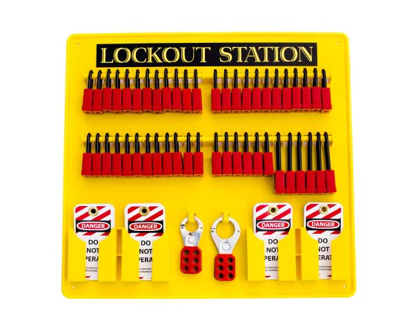 Lockout Station 48 Padlocks - Stocked