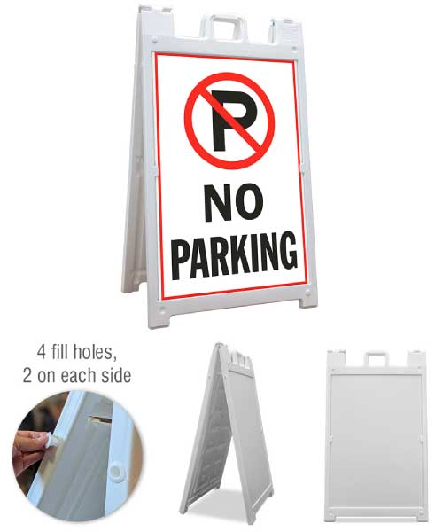 No Parking A-Frame Sign