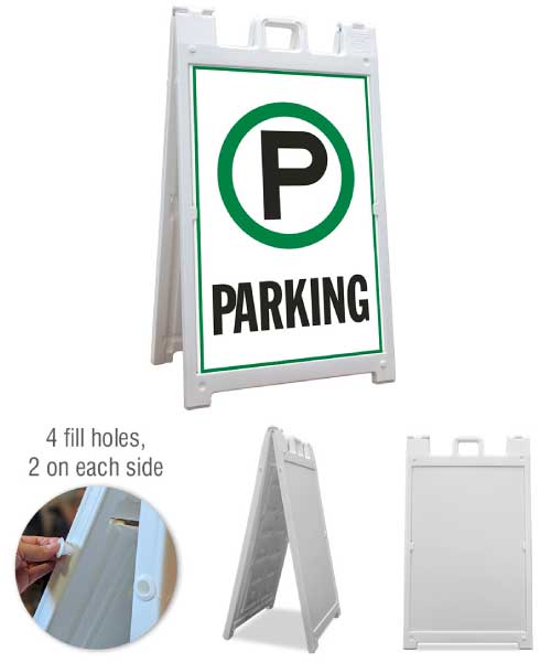 Parking Symbol A-Frame Sign