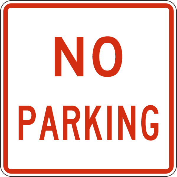 No Parking Sign