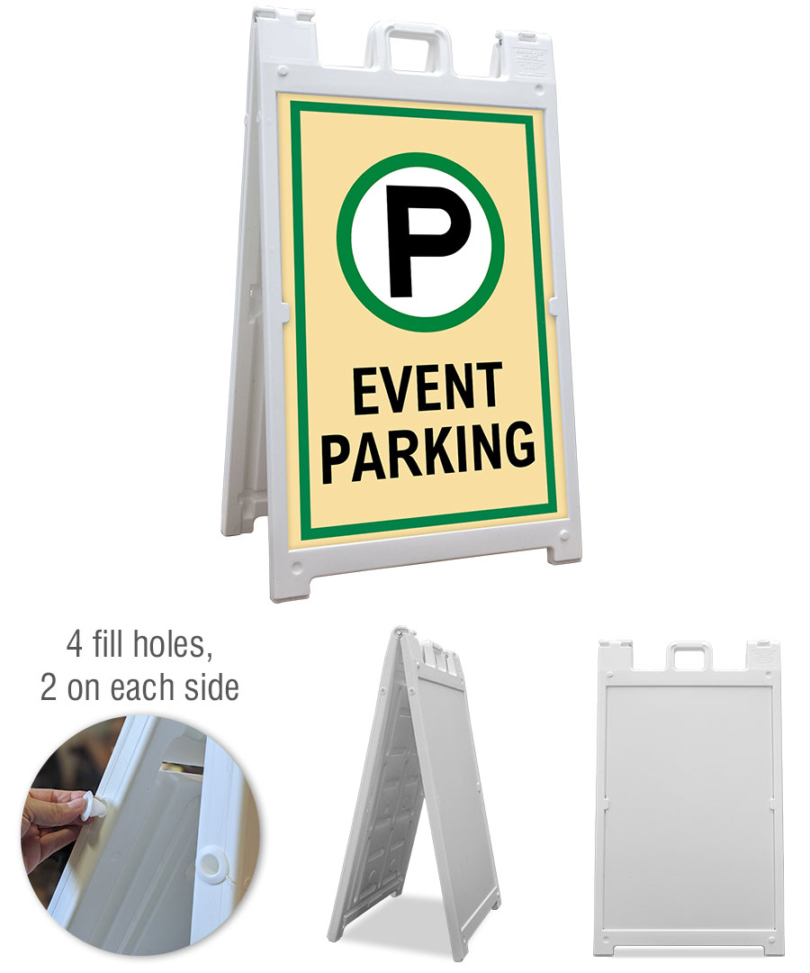 Event Parking A-Frame Sign
