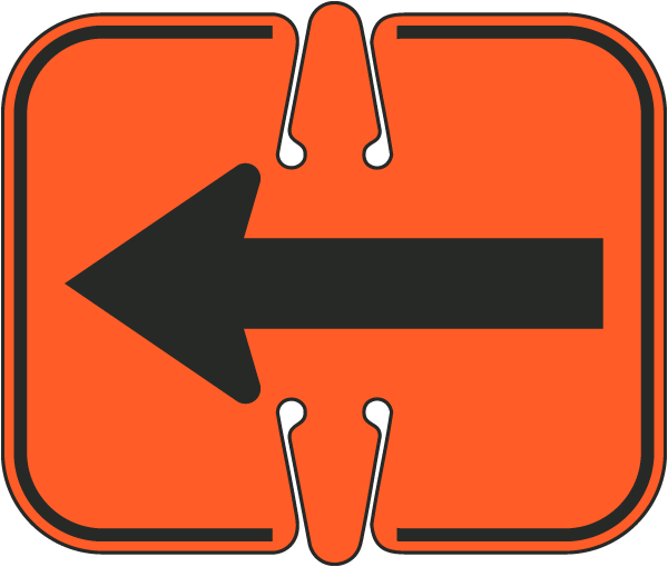 Interchangeable Arrow Cone Sign