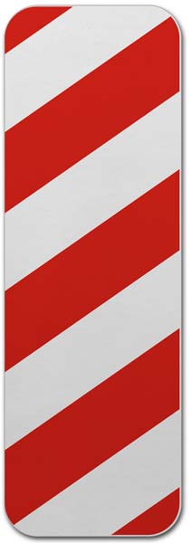 Red / White Right Object Marker