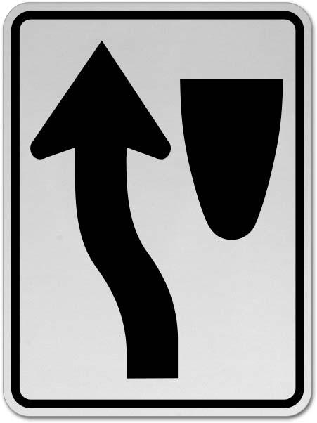Keep Left Sign