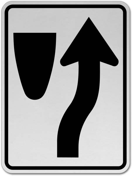 Keep Right Sign