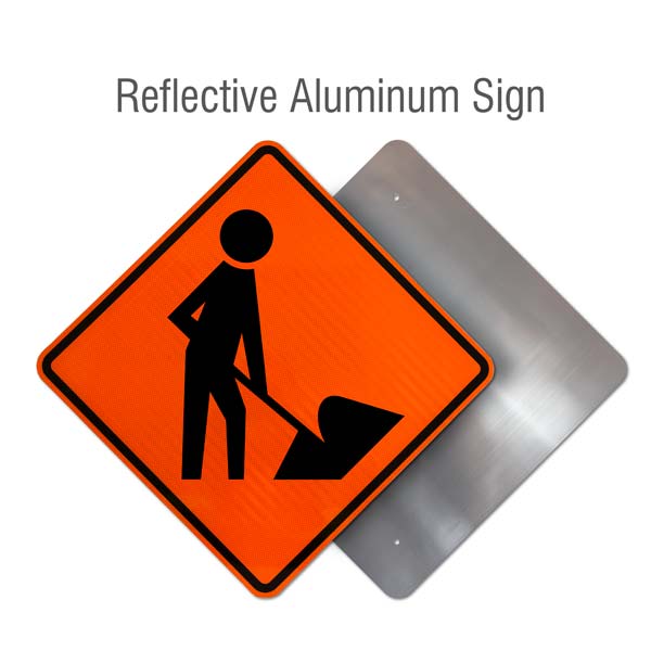 Men At Work Sign